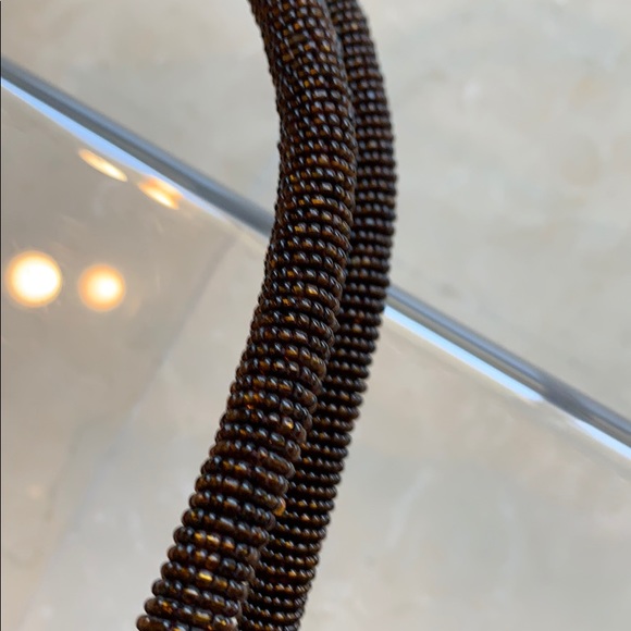 Beaded silk bag - Picture 6 of 8